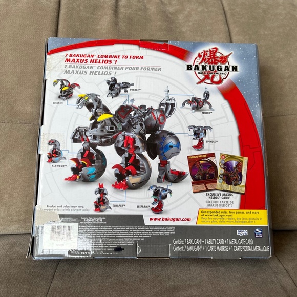 GUC - Bakugan New Vestroia 7 in 1 Maxus Helios - Picture 2 of 13